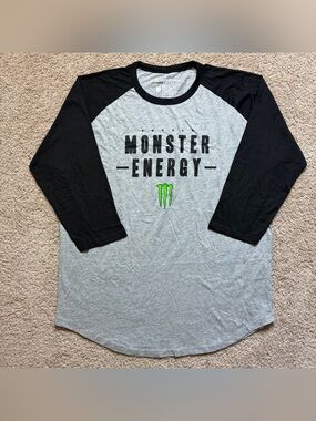 Monster Energy Adult Raglan Shirt